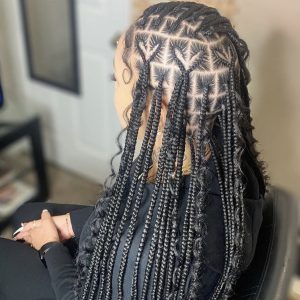 Goddess Knotless with Heart