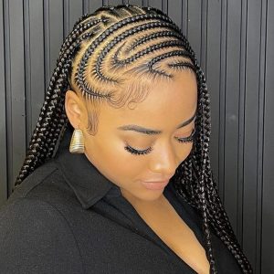 Knotless Lemonade Braids